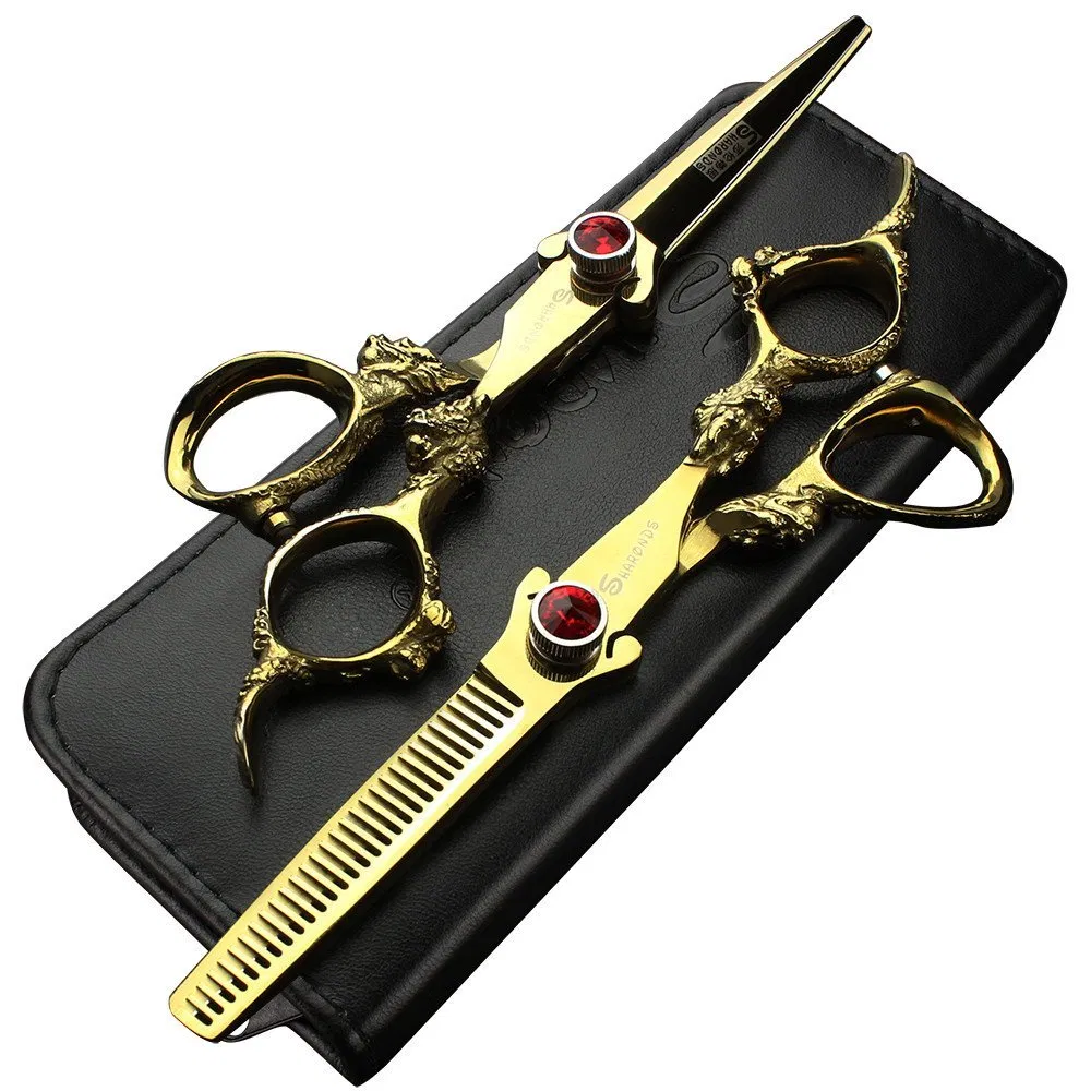 Hairdressing Barber Scissors Professional Barbershop Scissors Salon Cutting Shears Set