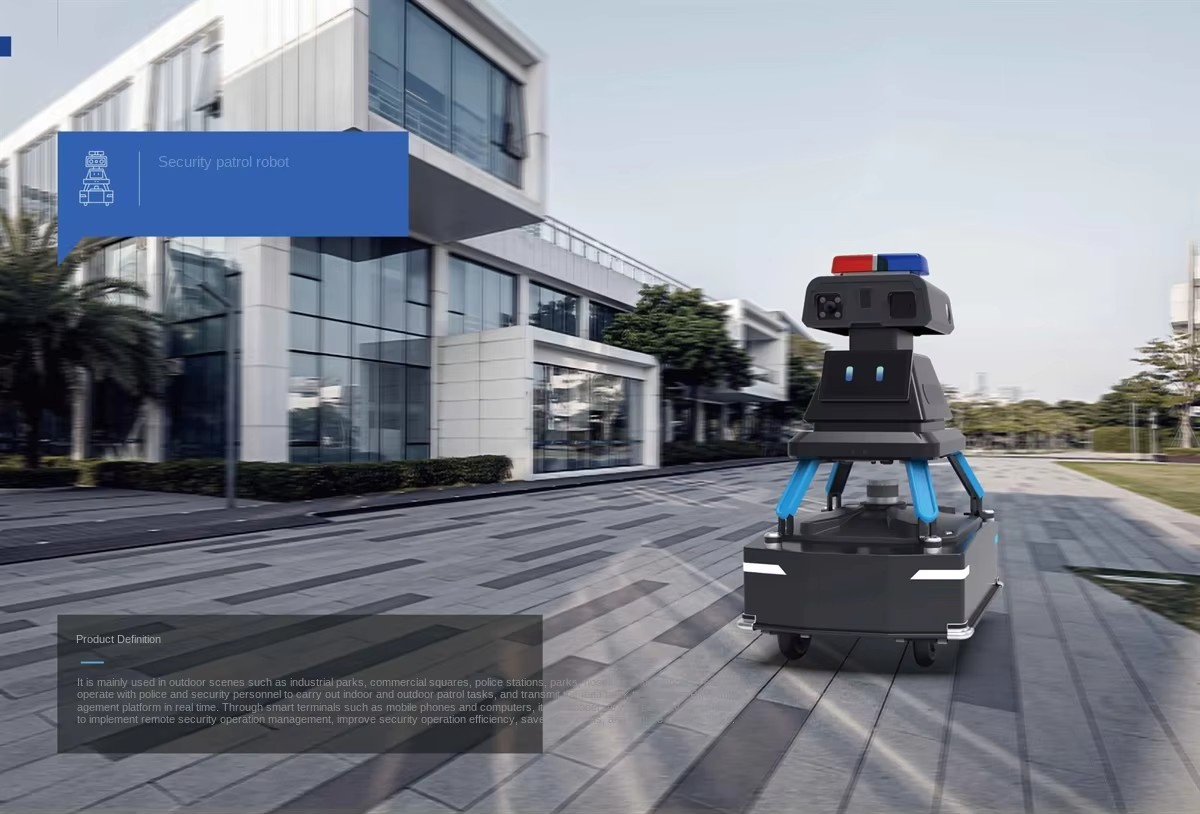 Security Patrol Robot Apv-SD Outdoor Patrolling Robot Intelligent Security Patrol Robots