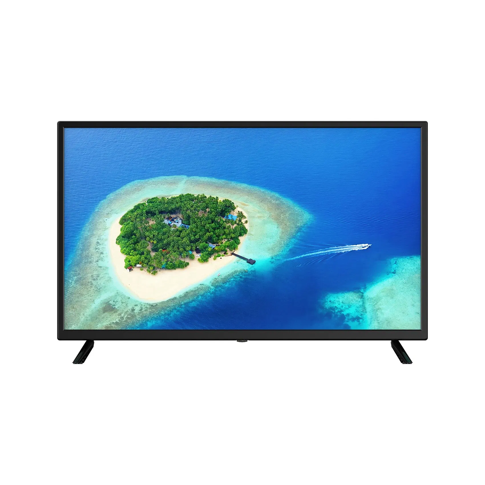 Wholesale Custom OEM New 32"42"43"50"55" Inch LED LCD HD FHD TV Solar Power Anti-Reverse AC DC 12V Smart TV