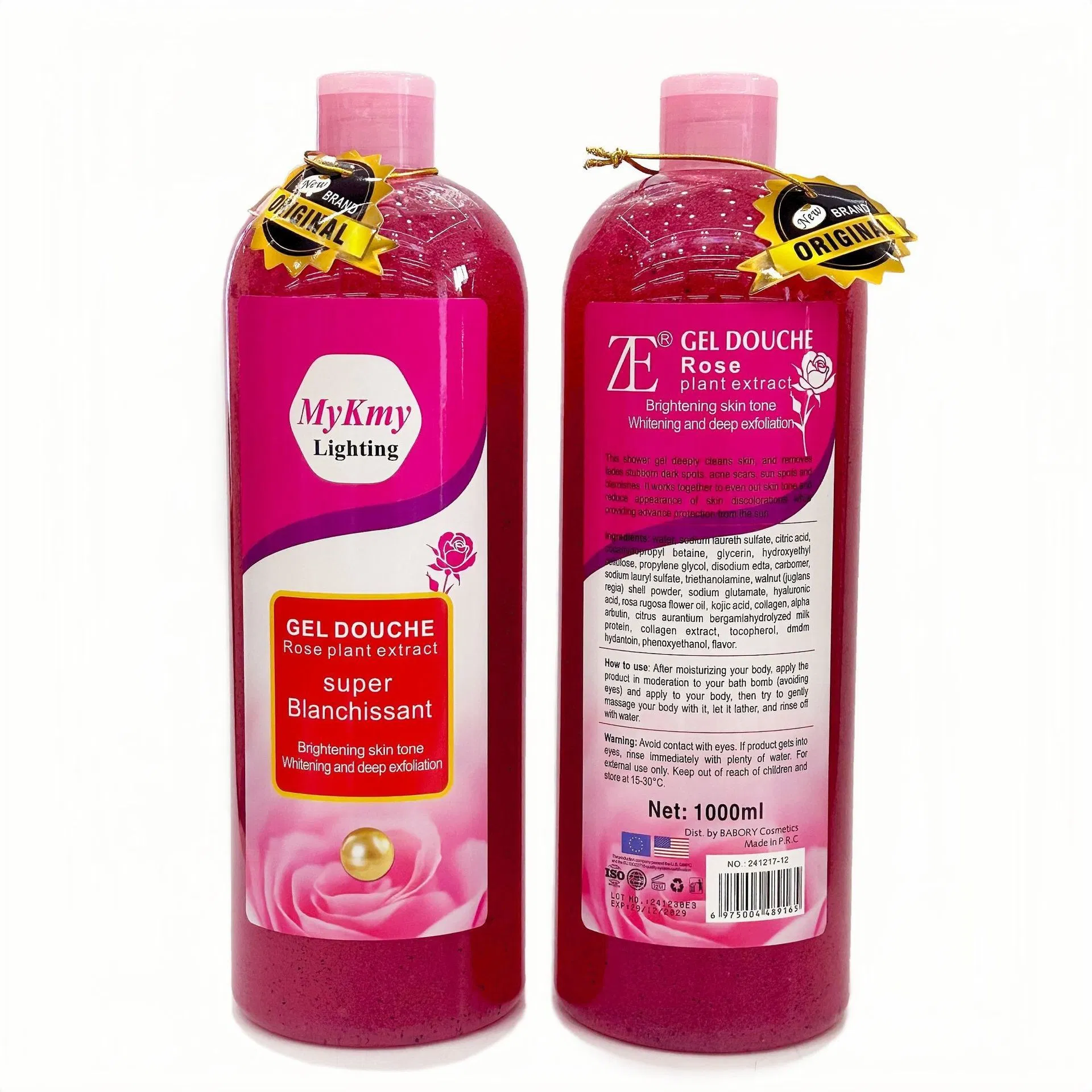 Rose Collagen Exfoliating Whitening Shower Gel