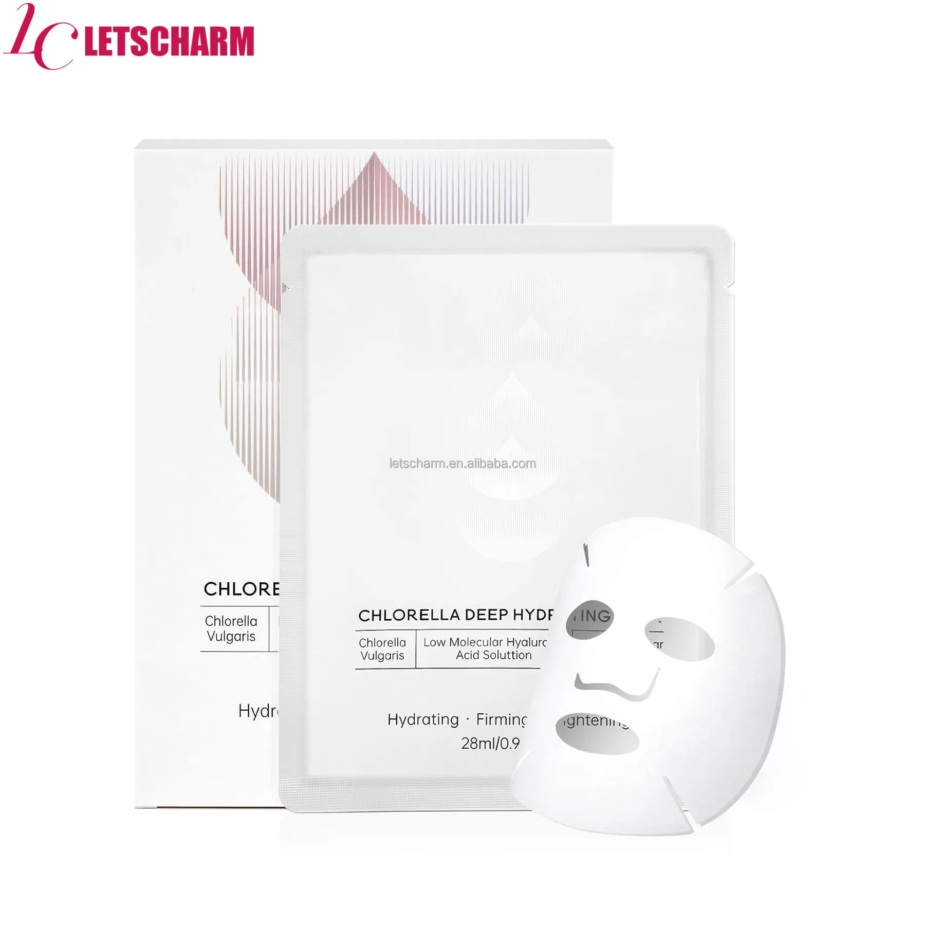Ls158 Custom OEM Chlorella Mask: Bio-Collagen & Hyaluronic Acid