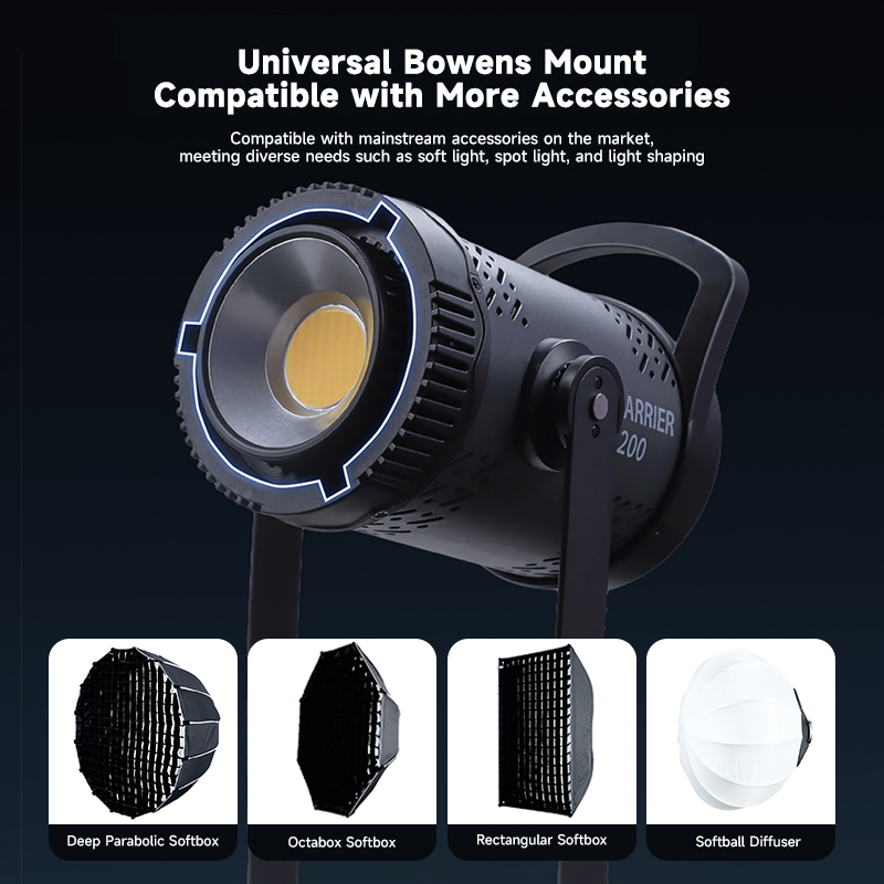 Светодиодный видеосвет Miaotu 300W Bi-Color с APP