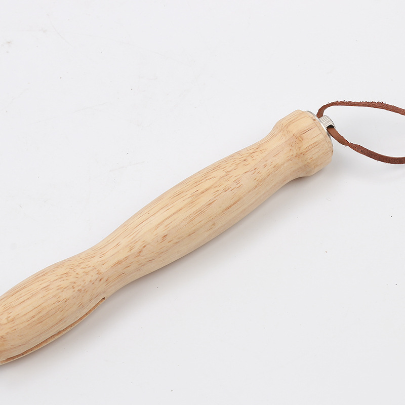 Campfire Accessories Wood Handle Retracting Smores Hot Dog Sausage Marshmallow Roasting Sticks for Fire Pit