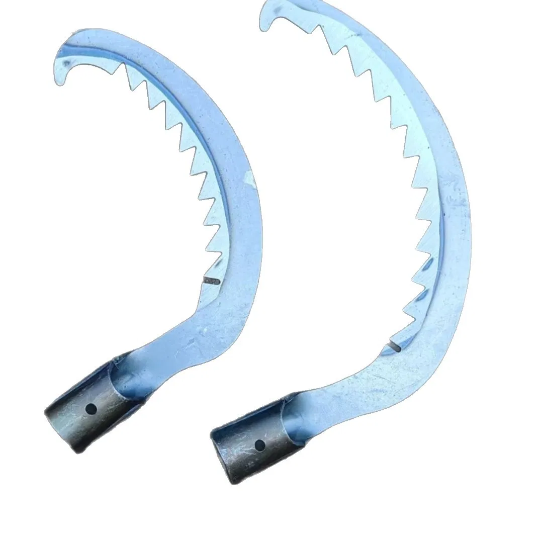 High Manganese Steel Forged Agricultural Tool Wood Hook Iron Handle Sickle