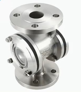 Stainless Steel Bellows-Type High Pressure Double-Window Sight Glass