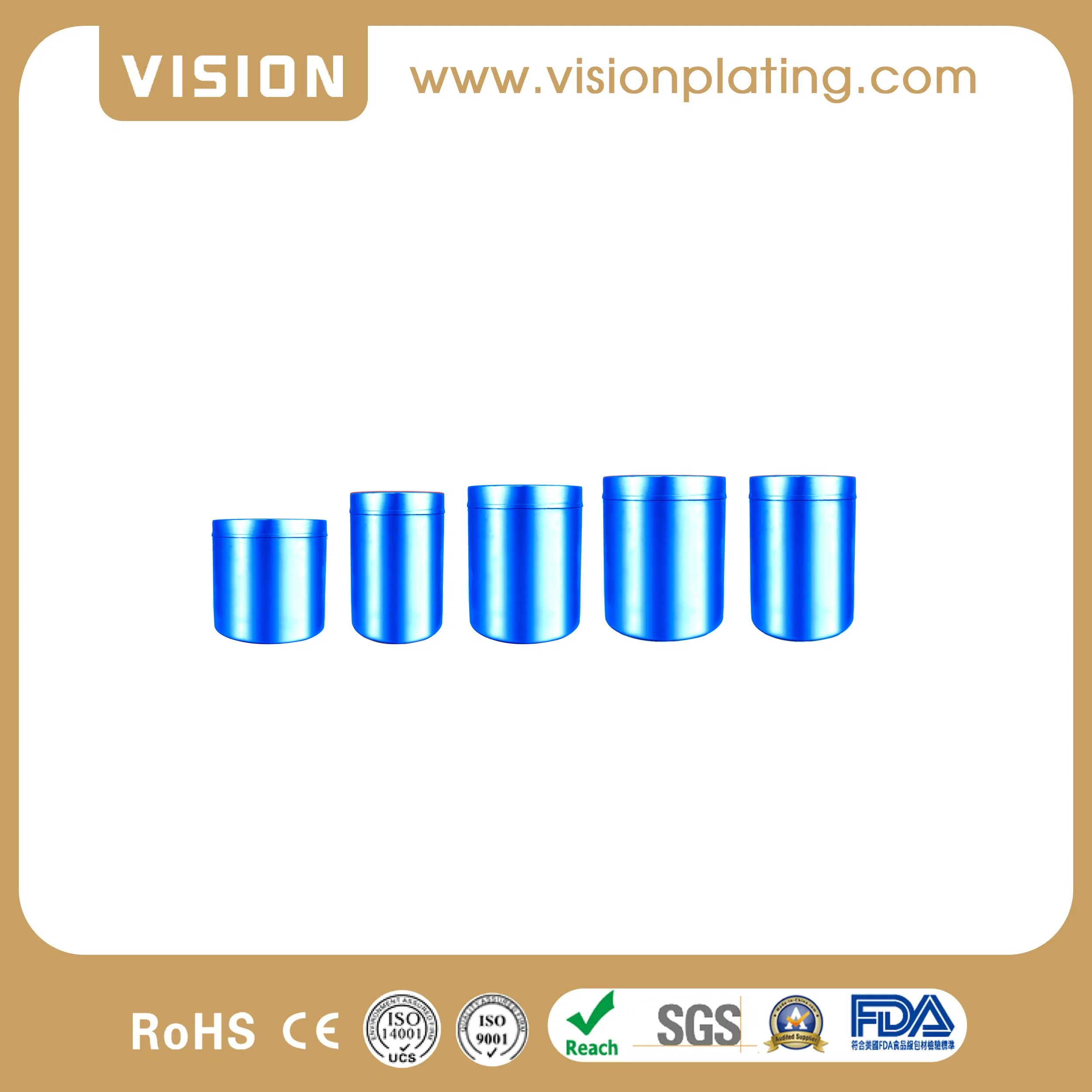 Refill Blue Packaging Containers with Empty Plastic Bottles