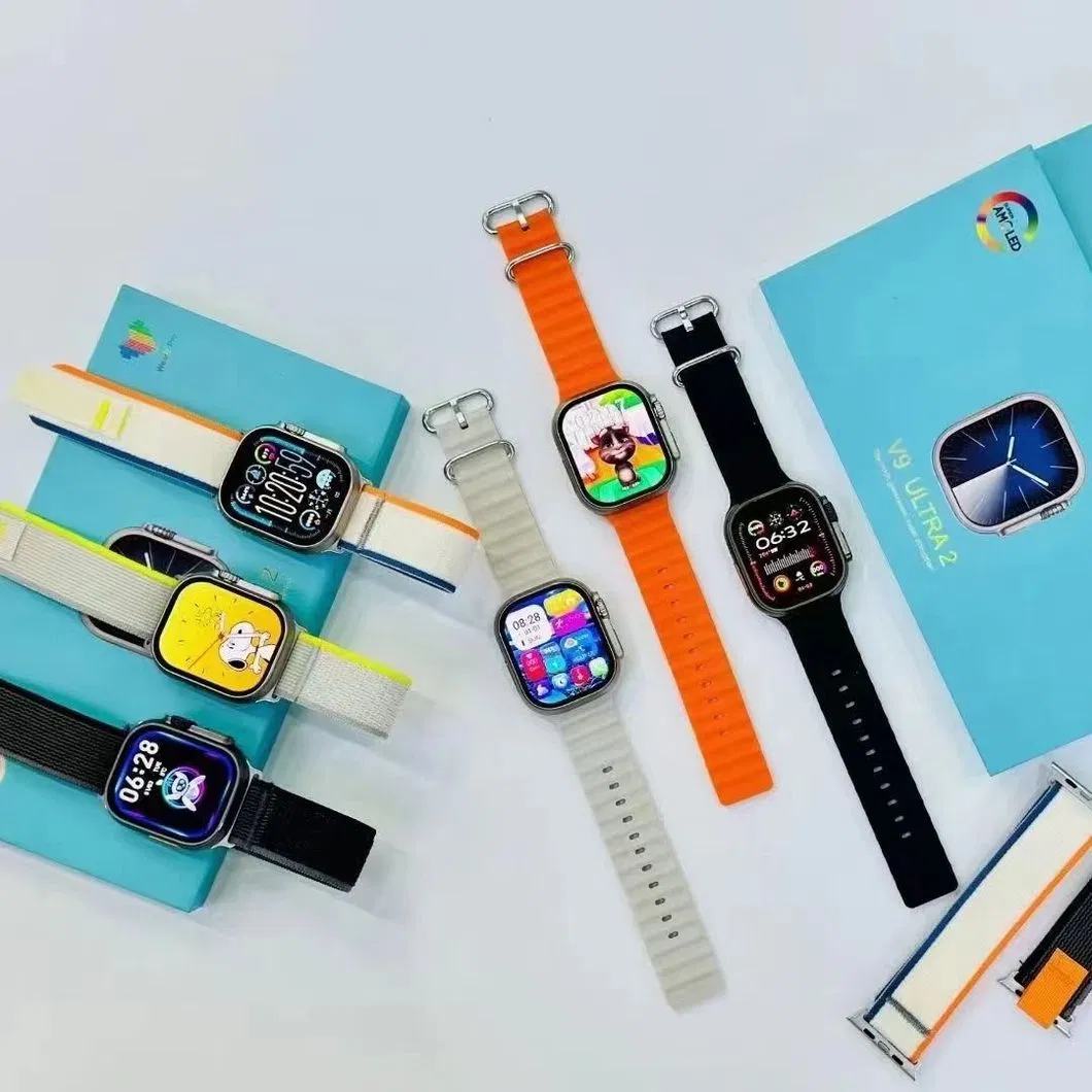 2024 Hot Selling New Design Ultra New Smart Electronic Heart Rate Monitor Bluetooth Bracelet Smartwatch Watch Ultra 2