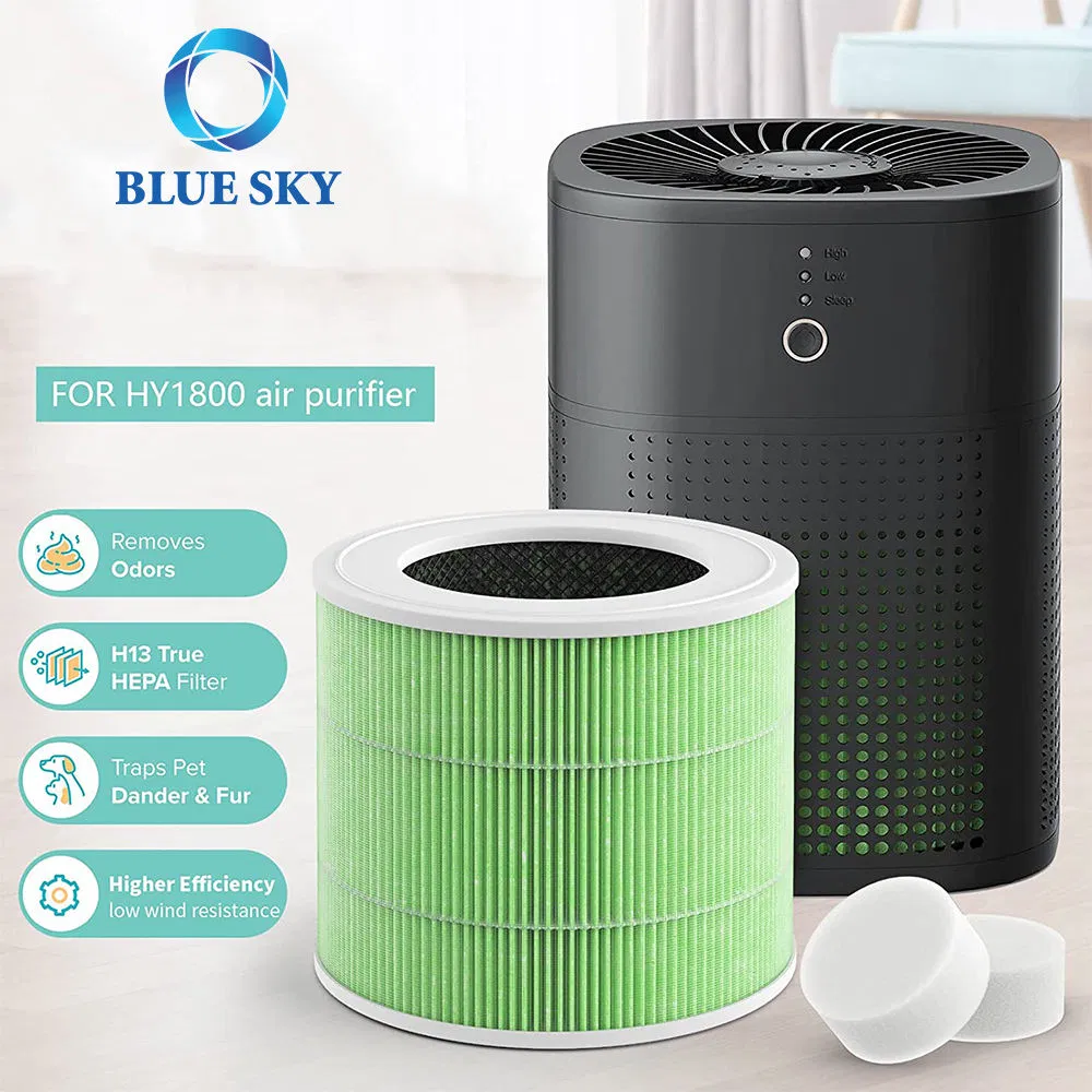 Air Purifier Replacement Filter Compatible with Loytio Ayafato Ioiow Air Purifier Cartridge HEPA Filter Parts