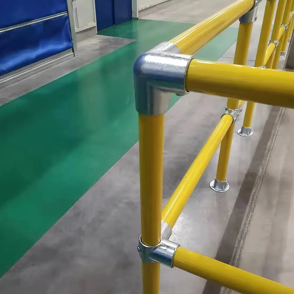 Custom Made Quickclamp Guardrail with Bolt-Down Posts