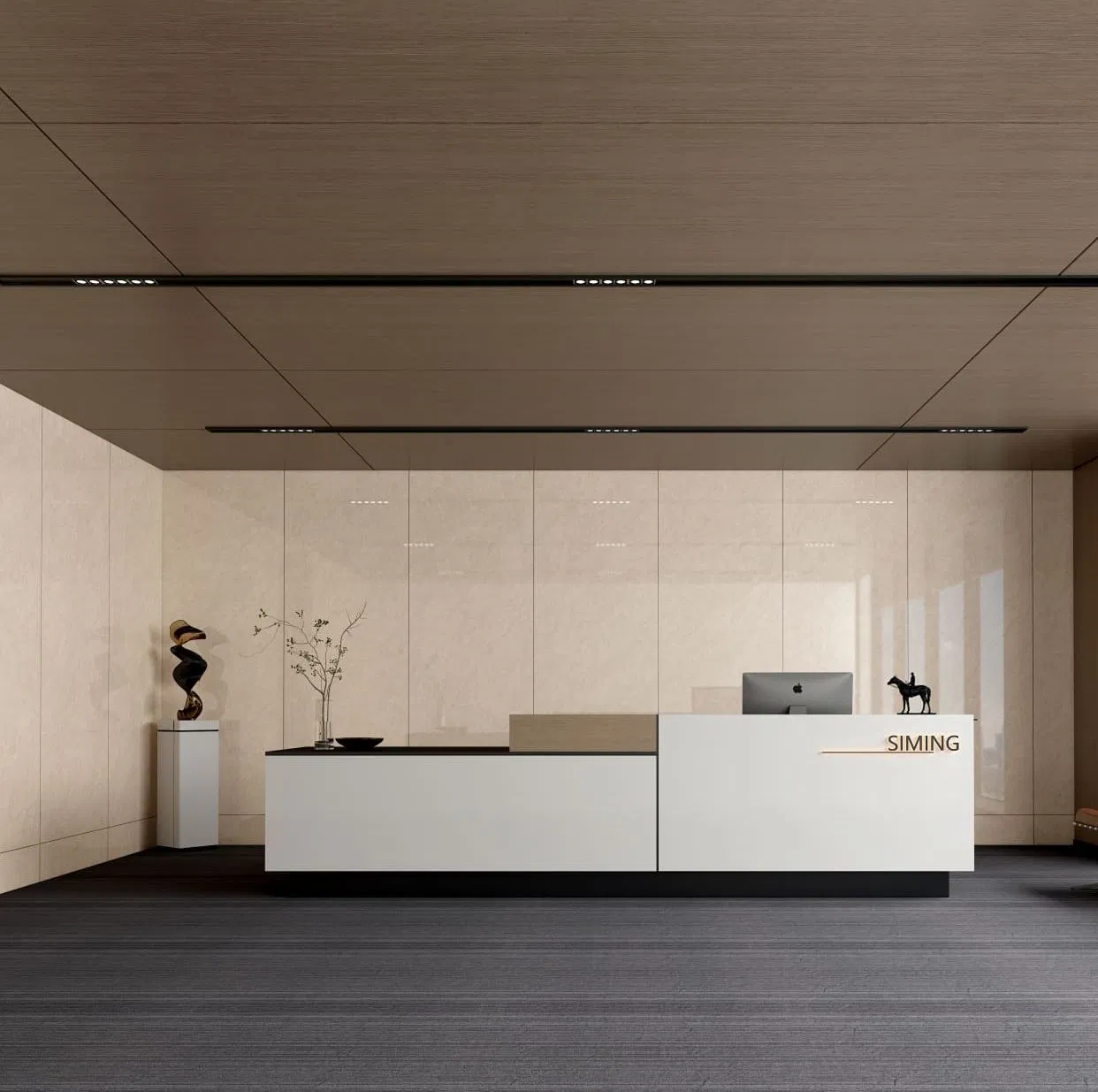 Acid-Resistant 3D Inkjet Wall Texture for Modern Living Rooms