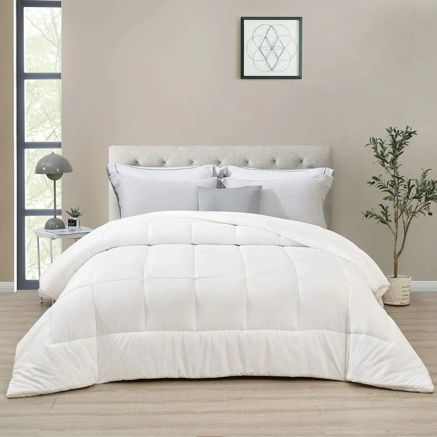 Tailored Microfiber Comforter Polyester Quilted Duvet Quilt for Allergy Sensitivities