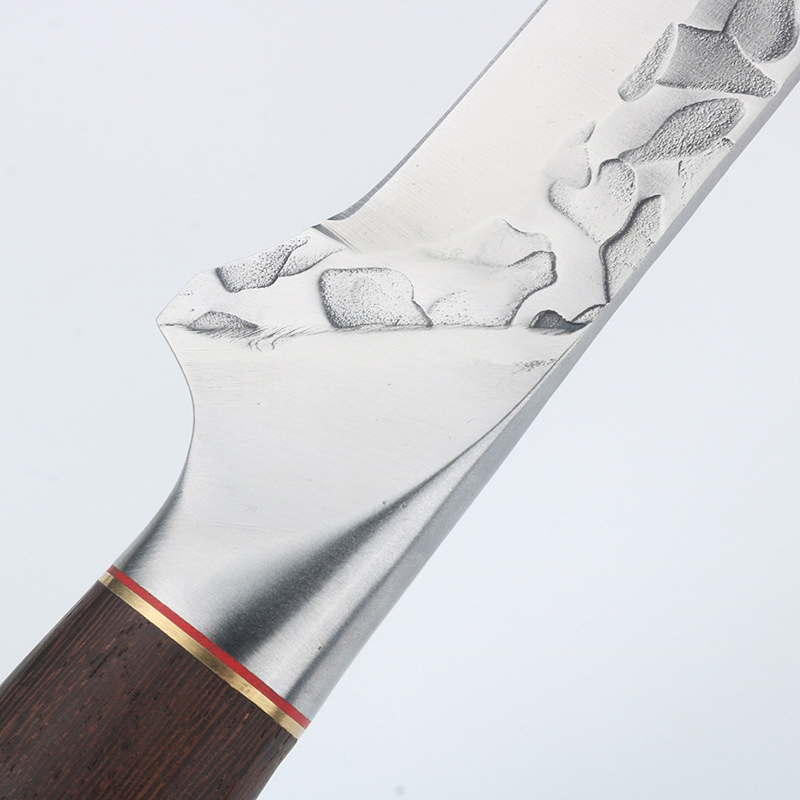 DS-2654E 50cr15MOV Stainless Steel Boning Knife Forged Blade Meat Cleaver Factory Wholesale
