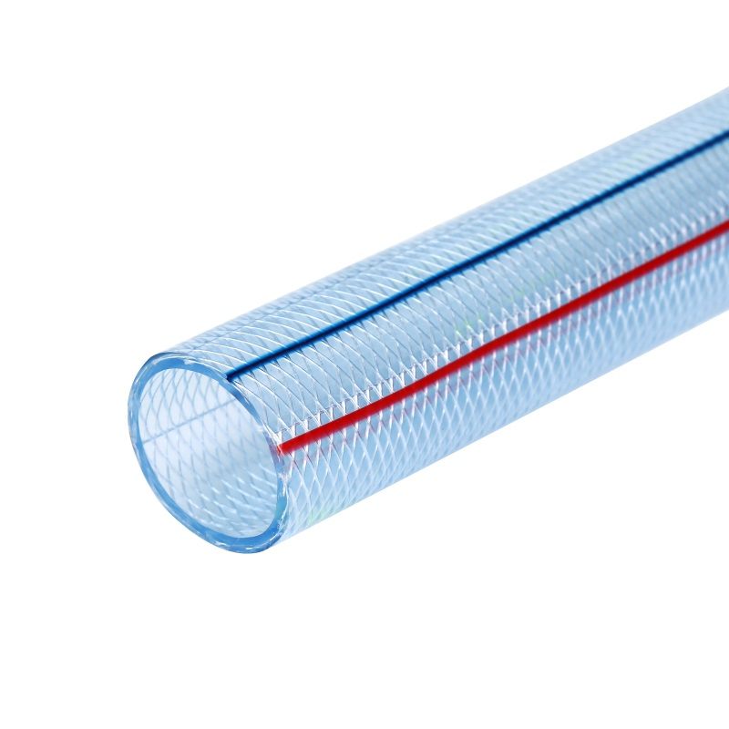 16mm ID Clear PVC Braided Hose Reinforced Pipe for Oil Water