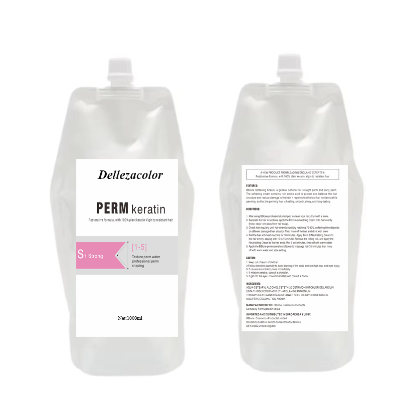 Long-Lasting Organic Keratin Hair Straightening Perm for Healthy or Damaged Hair