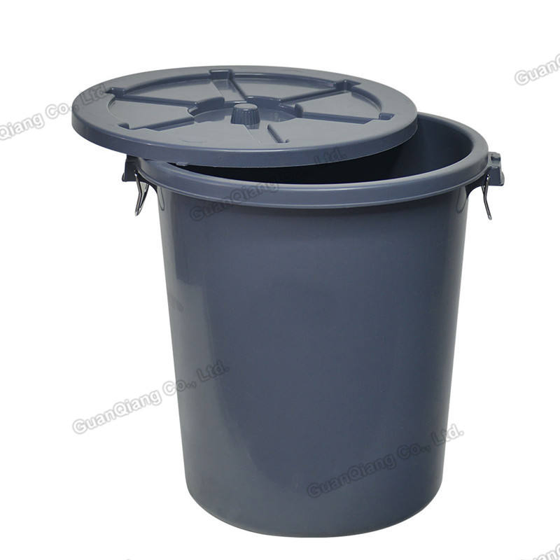 High Quality Canteen Restaurant Waste Bins Plastic Trash Dustbins with Lid