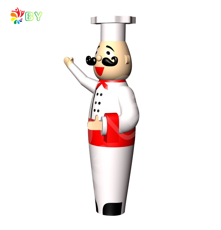 Waterproof Custom Type Advertising Promotion Inflatable Chef Air Dancer