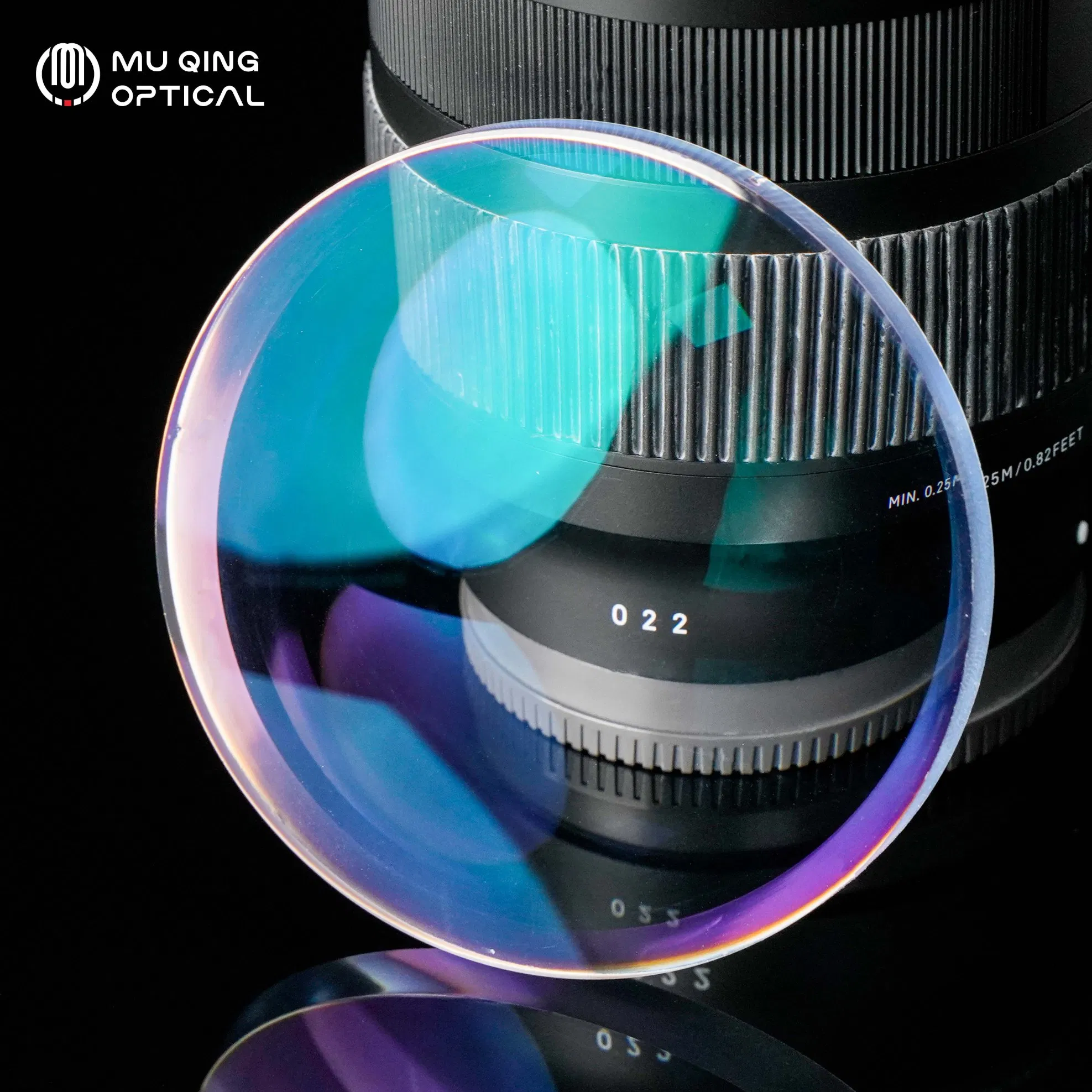 Factory Price Photochromic Eyeglasses Lenses 1.60 Mr-8 CB Purple Blue Cut UV410 High Quality at Cost