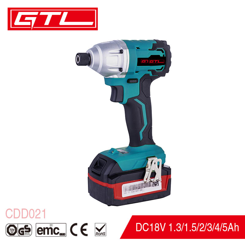 Lithium Power Drilling Tools Cordless Impact Driver with Brushless Motor (CDD021)