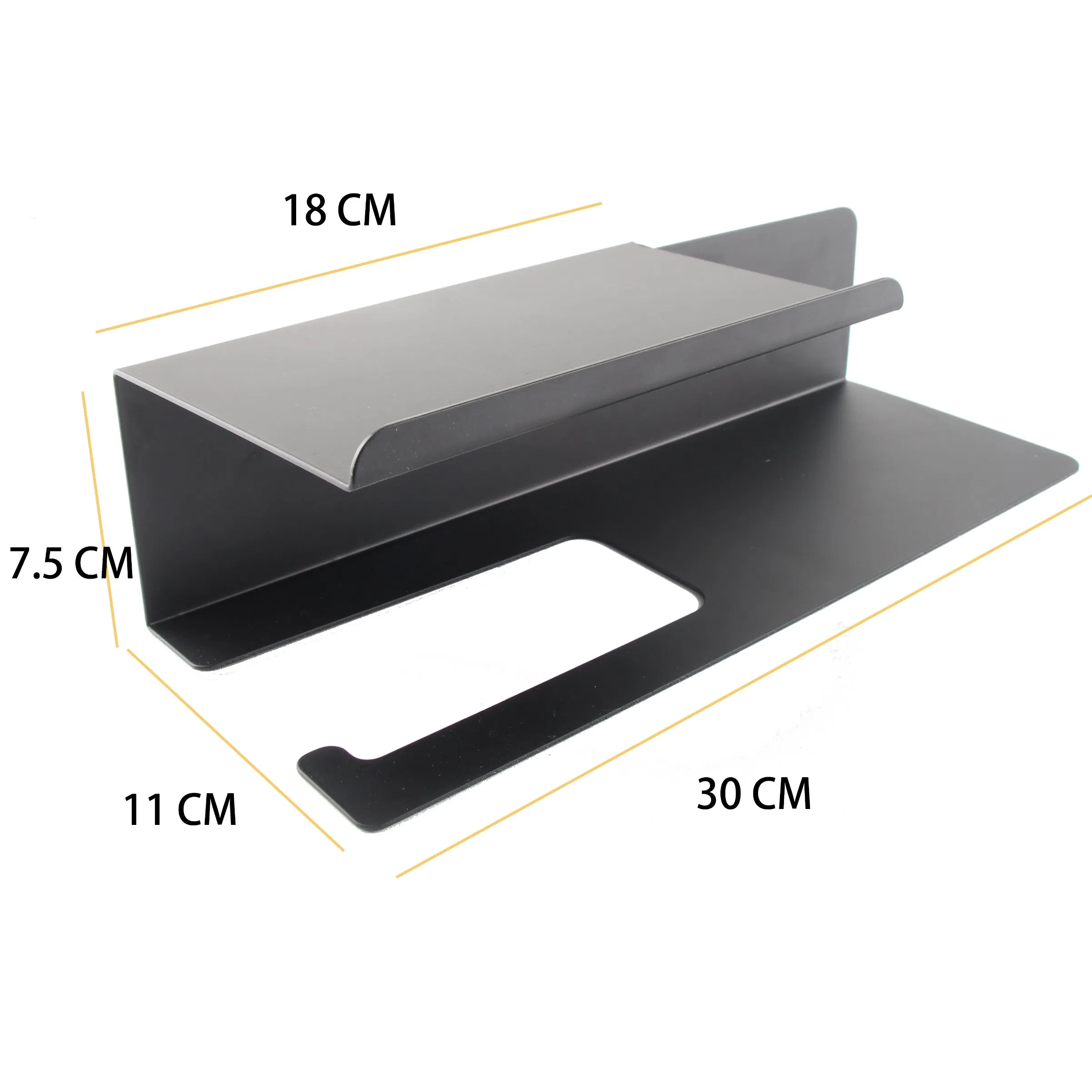 Bathroom Accessories Toilet Tissue Roll Holder with Mobile Phone Shelf