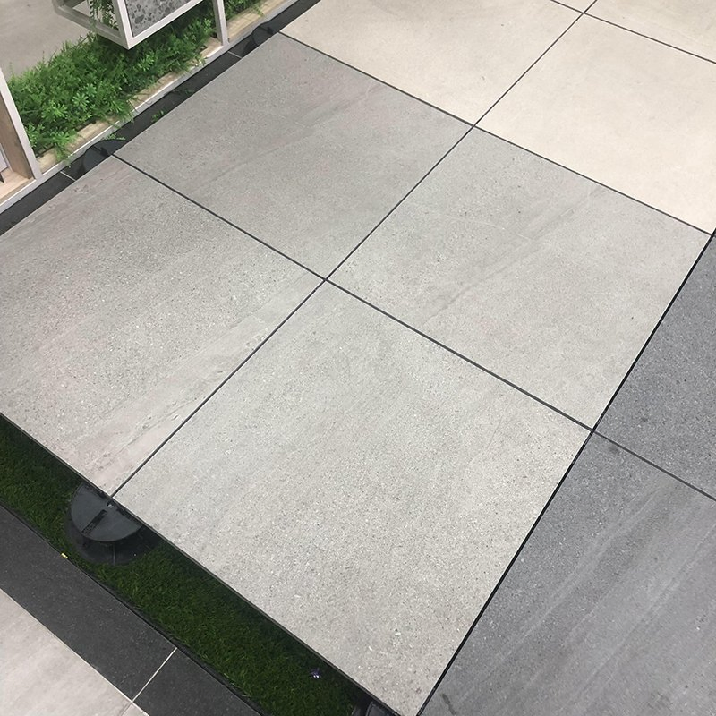 Jnz High Quality 20mm Grey Color Outdoor Stone Tiles Outdoor Patio Floor Tiles