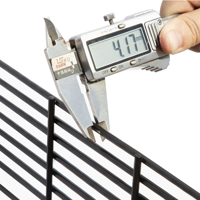 High Security PVC Coated Clear View Anti-Climb Fence