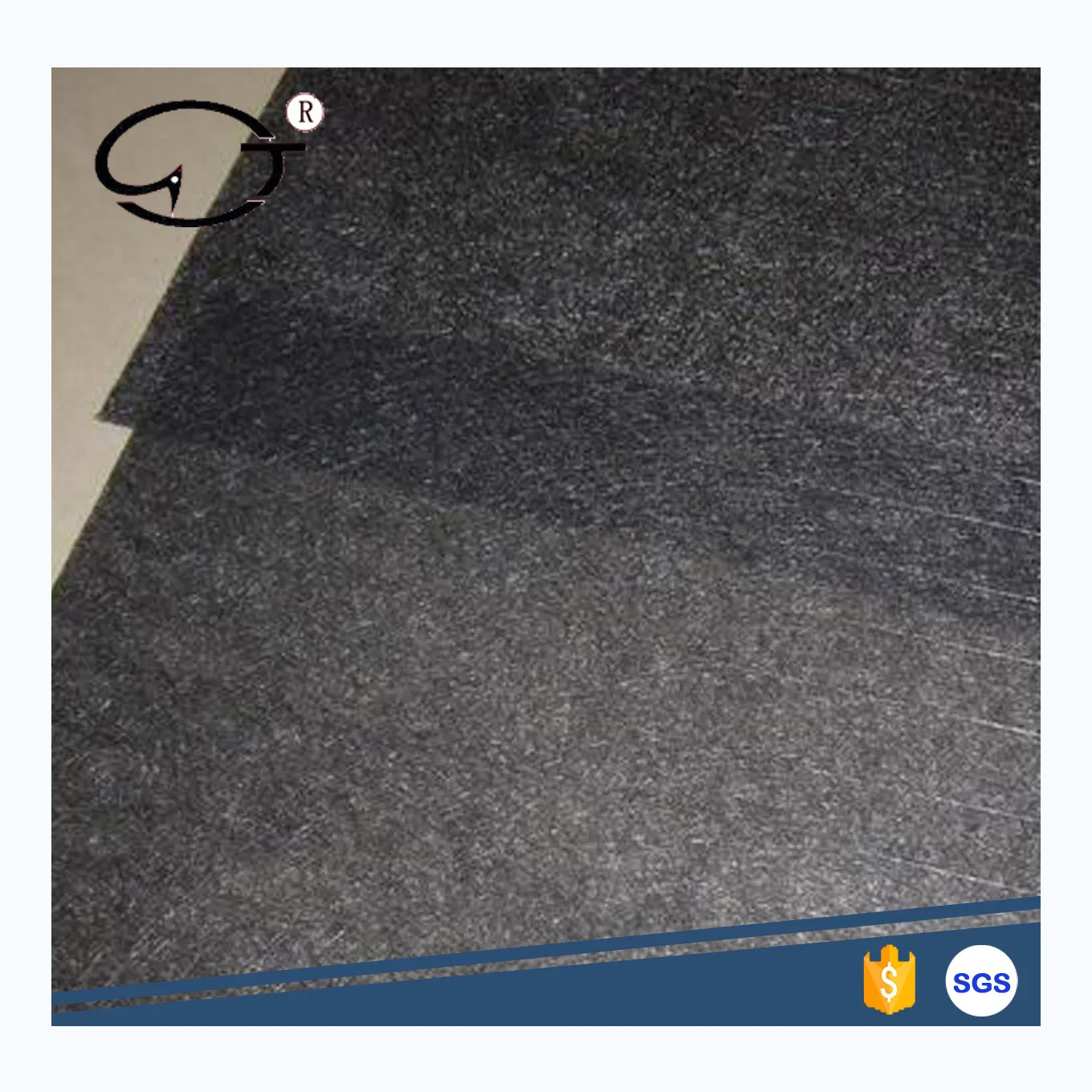 Fire Retardant Black Fiberglass Tissue Roll