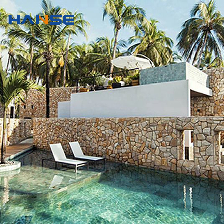 Cultural Stone Natural Wall Cladding Slate Irregular Shape Stacked Random Cement for Exterior Wall