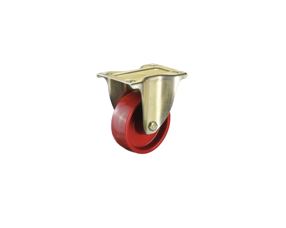 European Industrial 100mm Fixed Rigid PP Caster Wheels