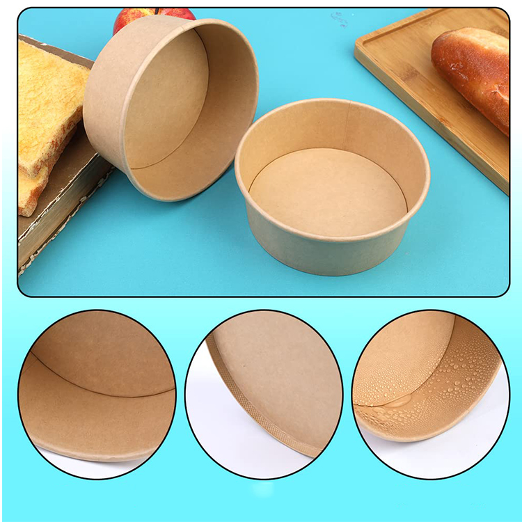 Eco Food Packaging Biodegradable Bagasse Safe Disposable Paper Food Box