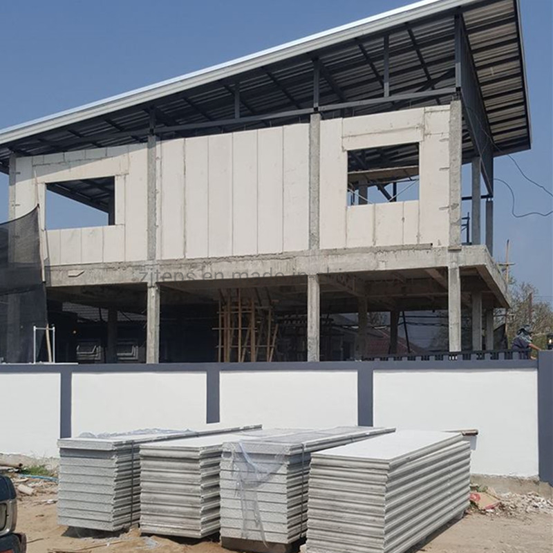 Lightweight Fireproof Heat Insulation EPS Cement Sandwich Panel for Interior Exterior Wall