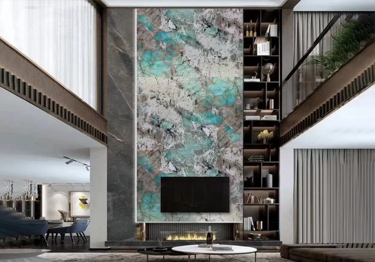 Natural Stone Amazon Green Marble for Wall / Floor /Countertops