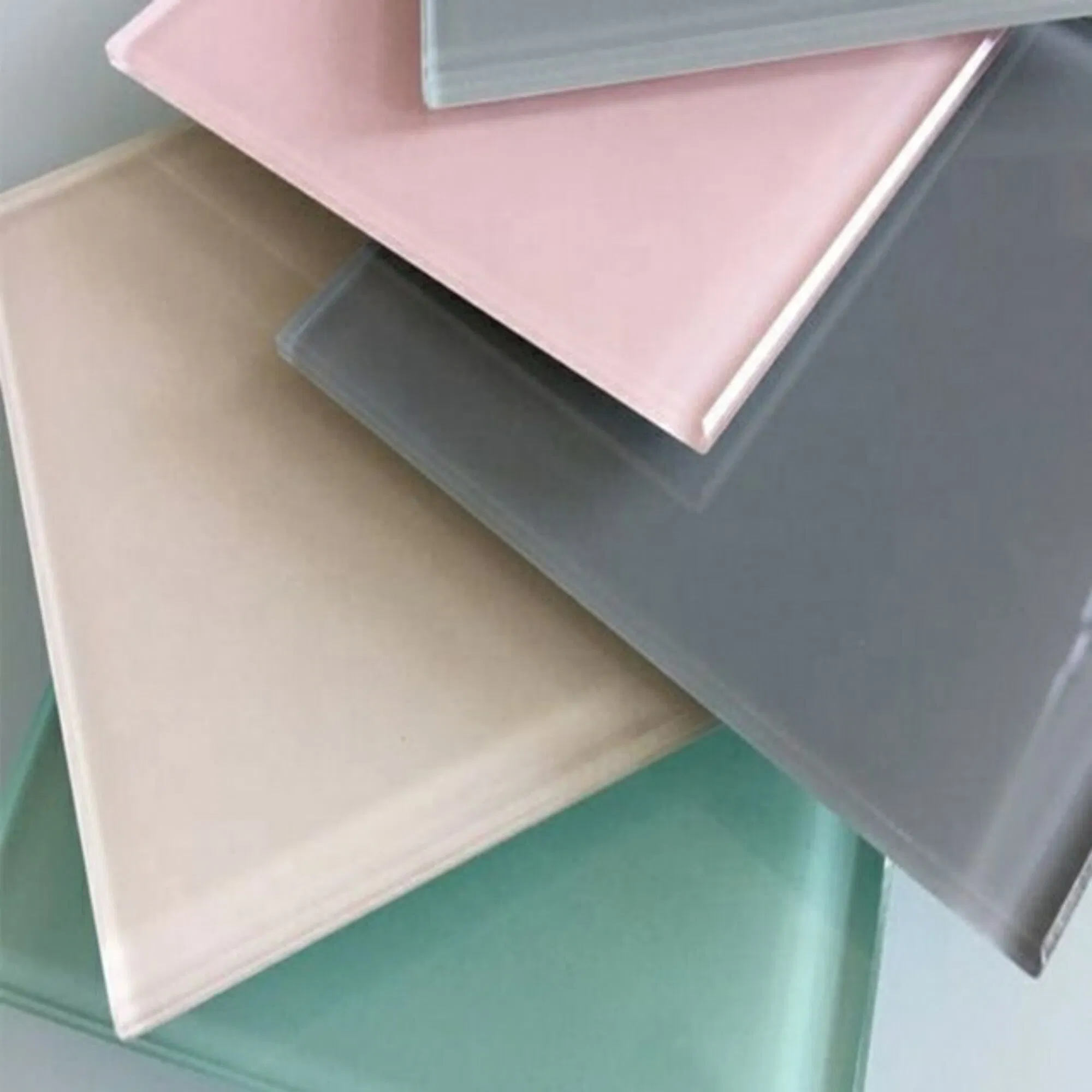 Red/Green/Blue/Orange/White/Black Color Colorful Paint Glass for Countertops, Background Walls, etc
