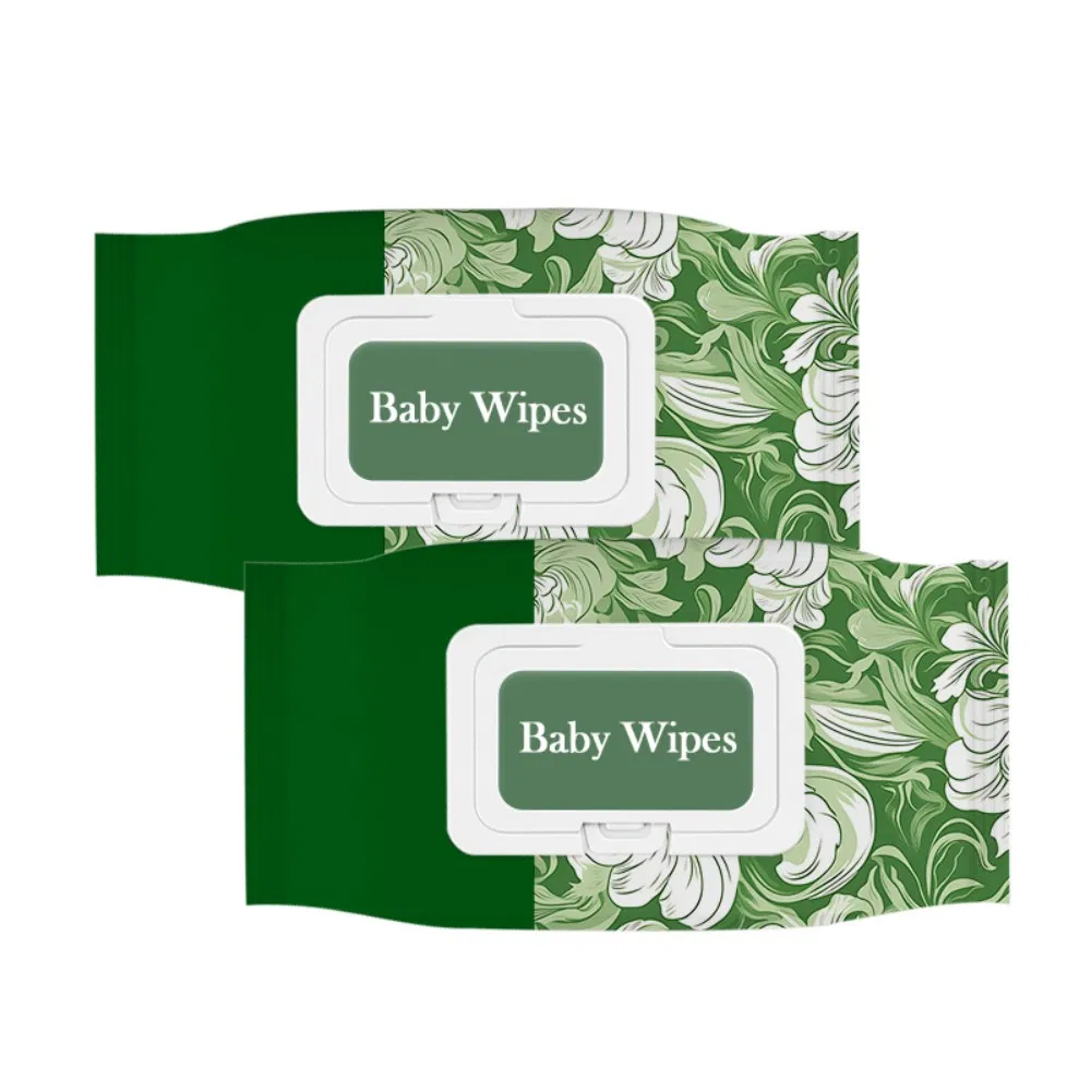 Pure Natural Bamboo Biodegradable Organic Wet Wipes for Gentle Skin Protection