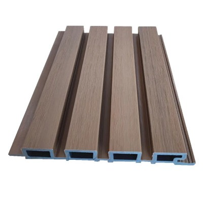 Good Quality Wood Plastic Eco-Friendly WPC Fluted Wall Panel Designs