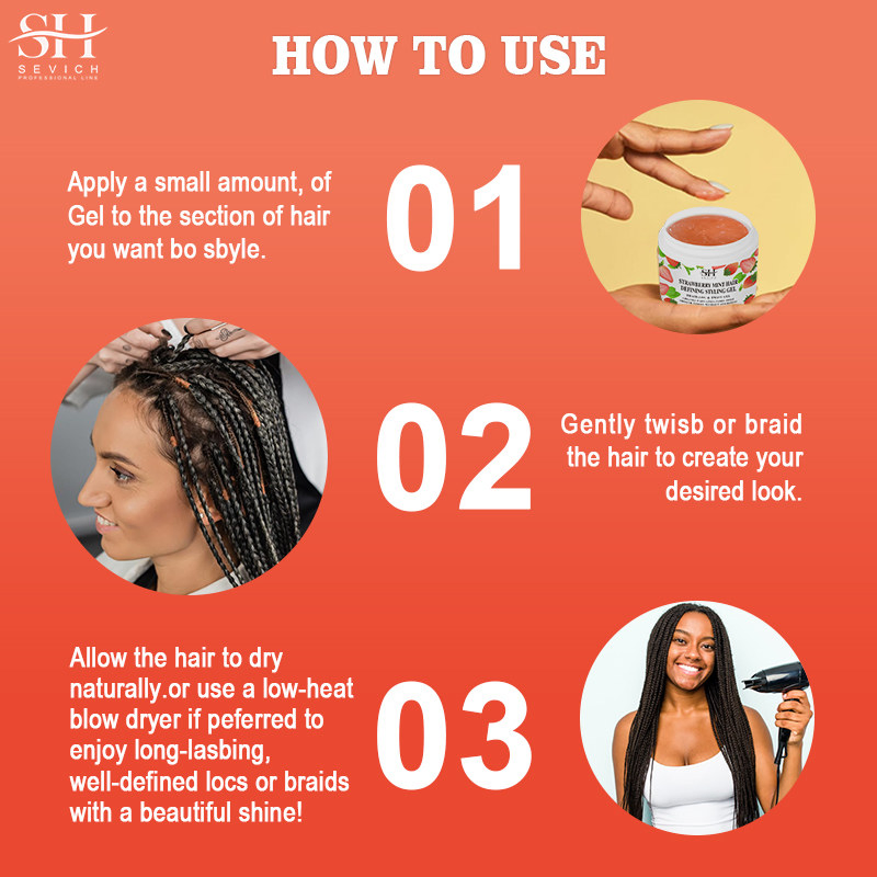 Hair Styling Gel Custom Natural Herbal Vitamin Moisturizing Curl Defining Cream Gel