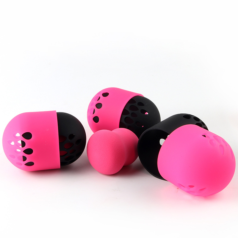 Private Label Capsule Travel Package Makeup Blender Beauty Makeup Sponge Case with Custom Logo