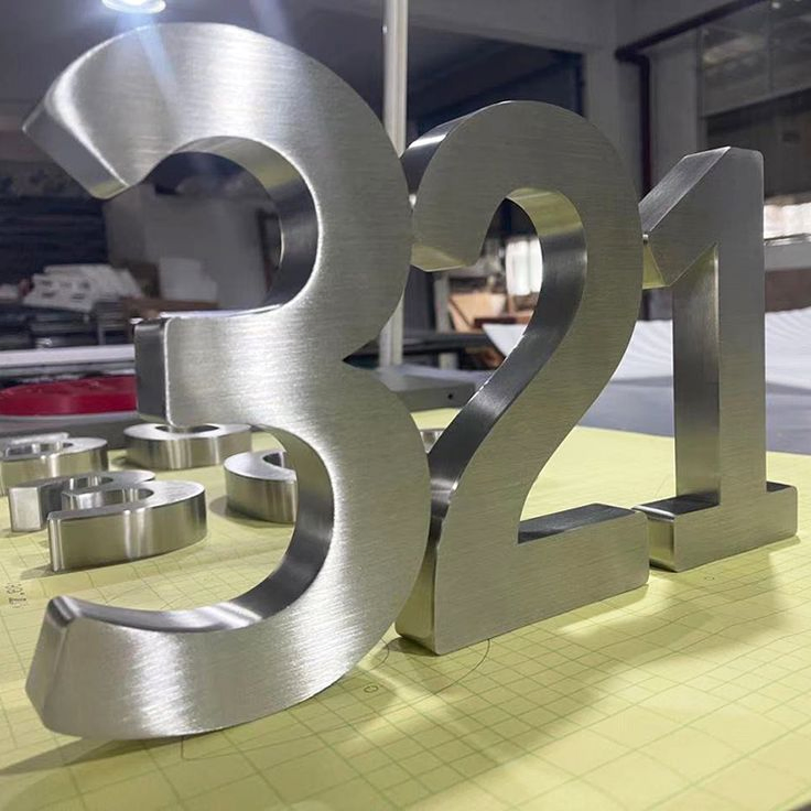 3D Non-Lit Letters for Office, Storefront & Wall Decoration