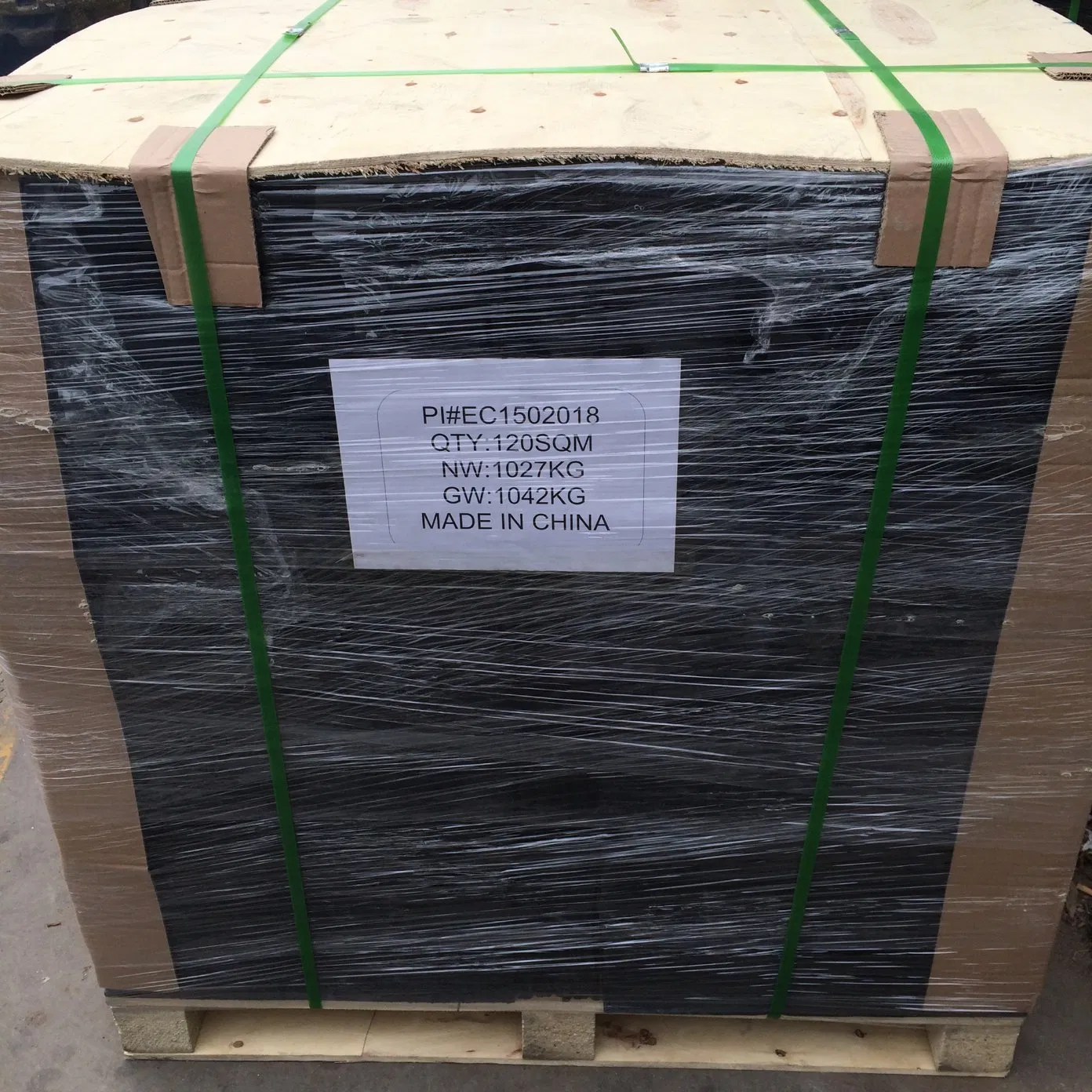 2cm/3cm/4cm/5cm Thick Black Rubber Tiles Mats Export to Europe