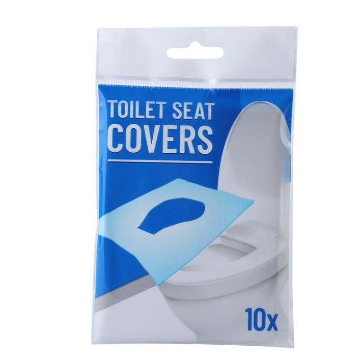 Flushable 100% Biodegradable Disposable Toilet Seats Essential Accessories for Travel, Airplane, Camping