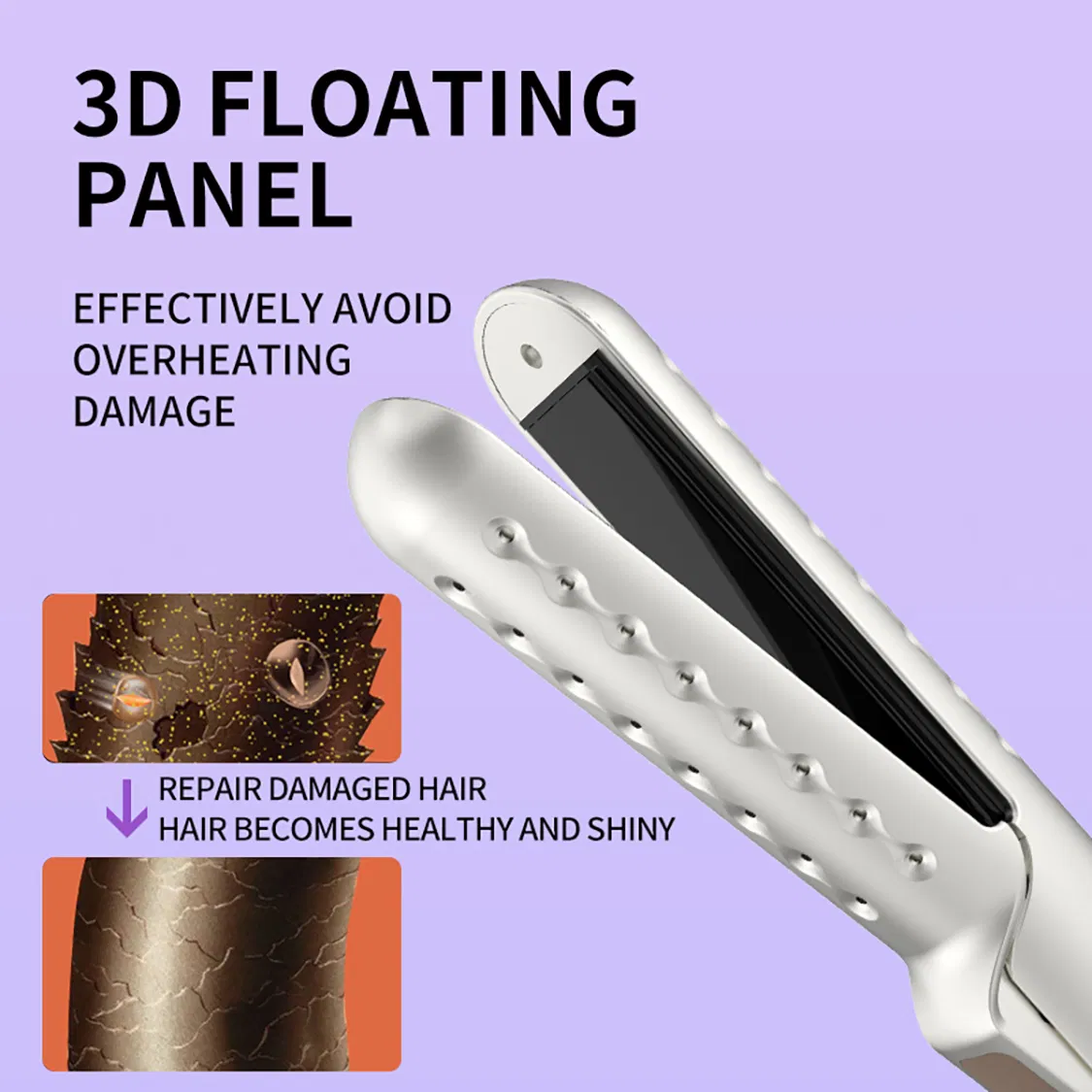 New Design Top-Quality 40W Flat Iron Styling Iron Professional Electric Hair Straightener