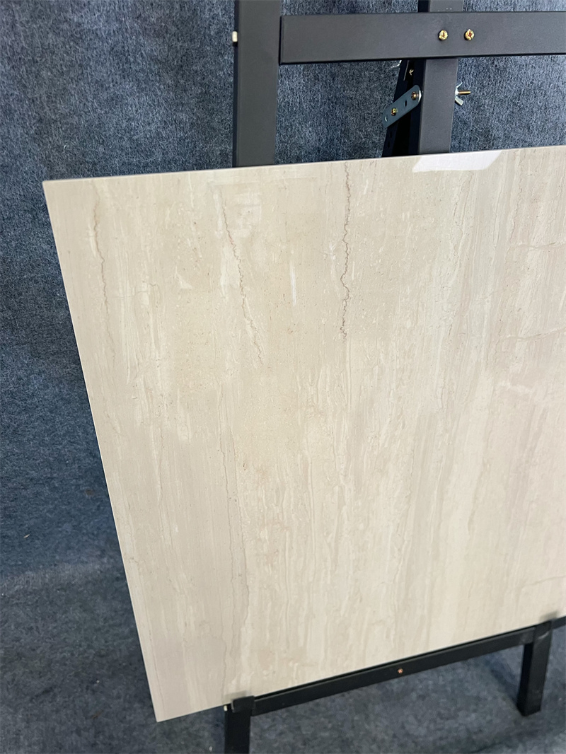 Elegant Beige Glossy Polished 600X600mm Marble Floor Tile