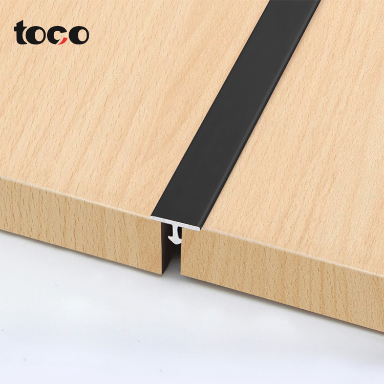Polished Aluminium Metal T-Shape Ceramic Decoration Profile Strips Wall Tile Edge Trim