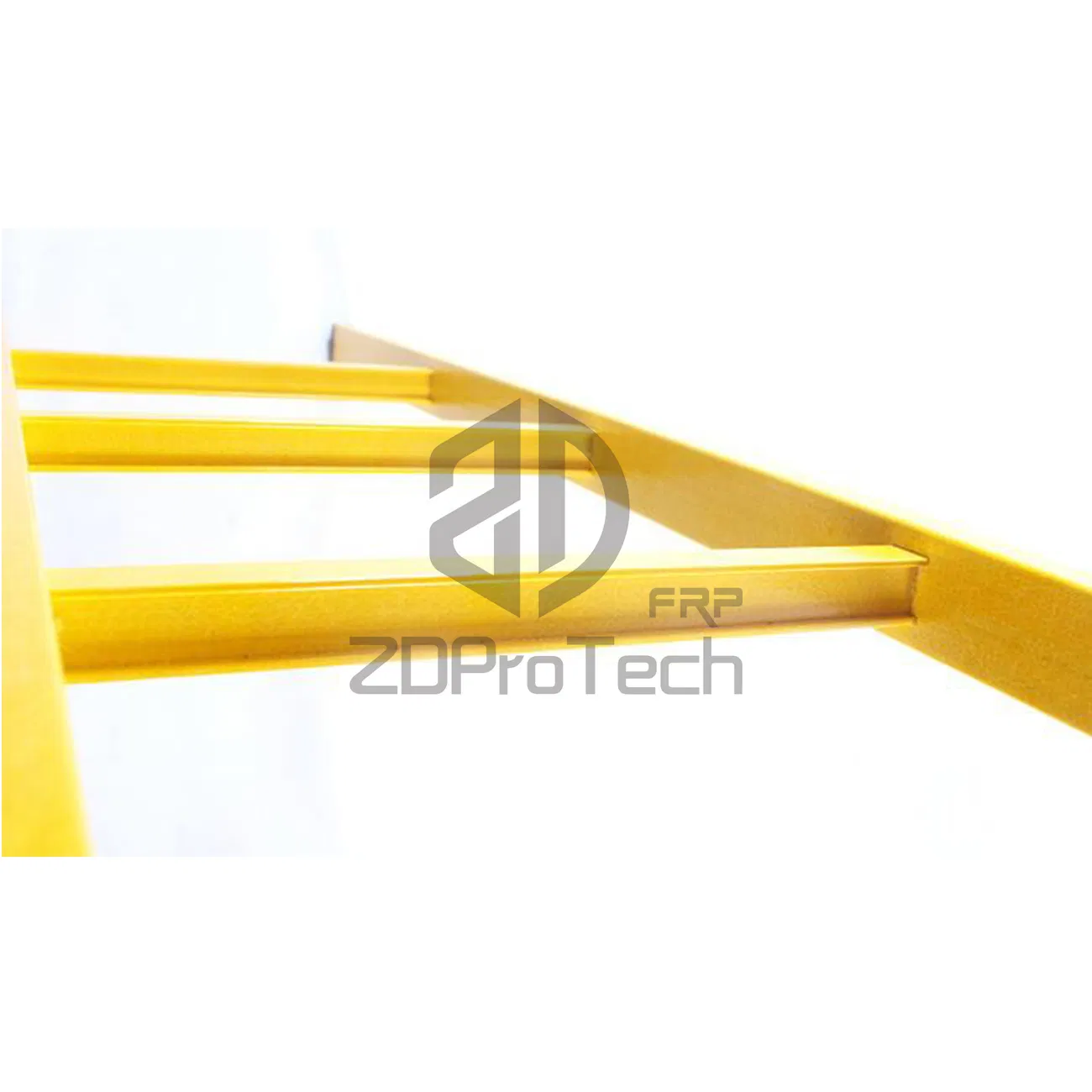 Pultrusion Safety Lightweight 3m Fiberglass Straight Ladder / FRP Ladder.