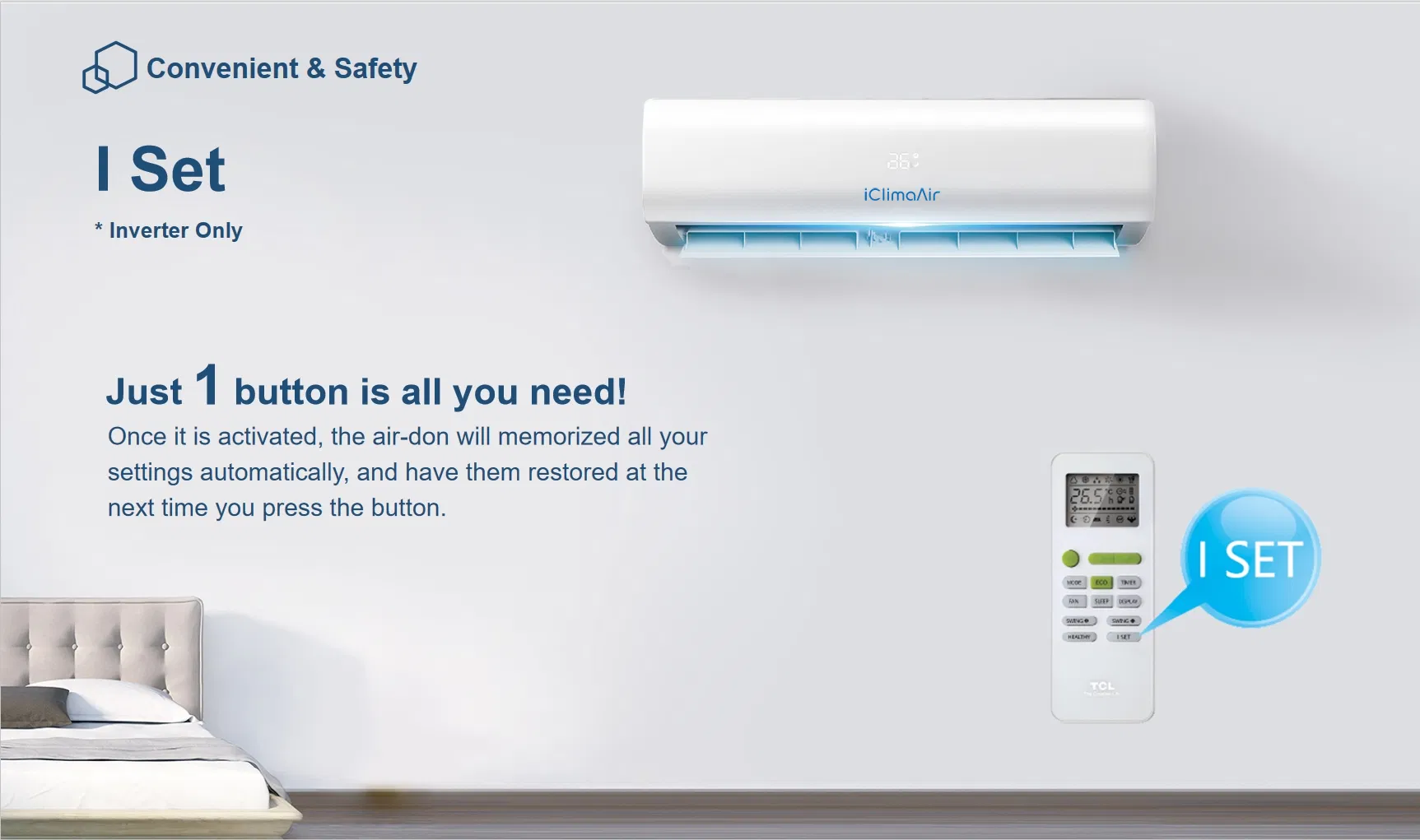 Wholesale Self Diagnosis Rust Proof Mini Split Air Condition 9000 BTU 24000 BTU Wall Mounted Split Air Conditioner Electric DC