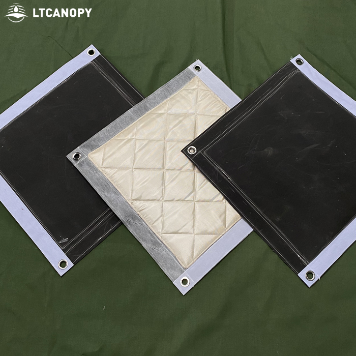 Litong Exterior Control Noise Sound Absorbing Acoustic Sound Barrier Blanket