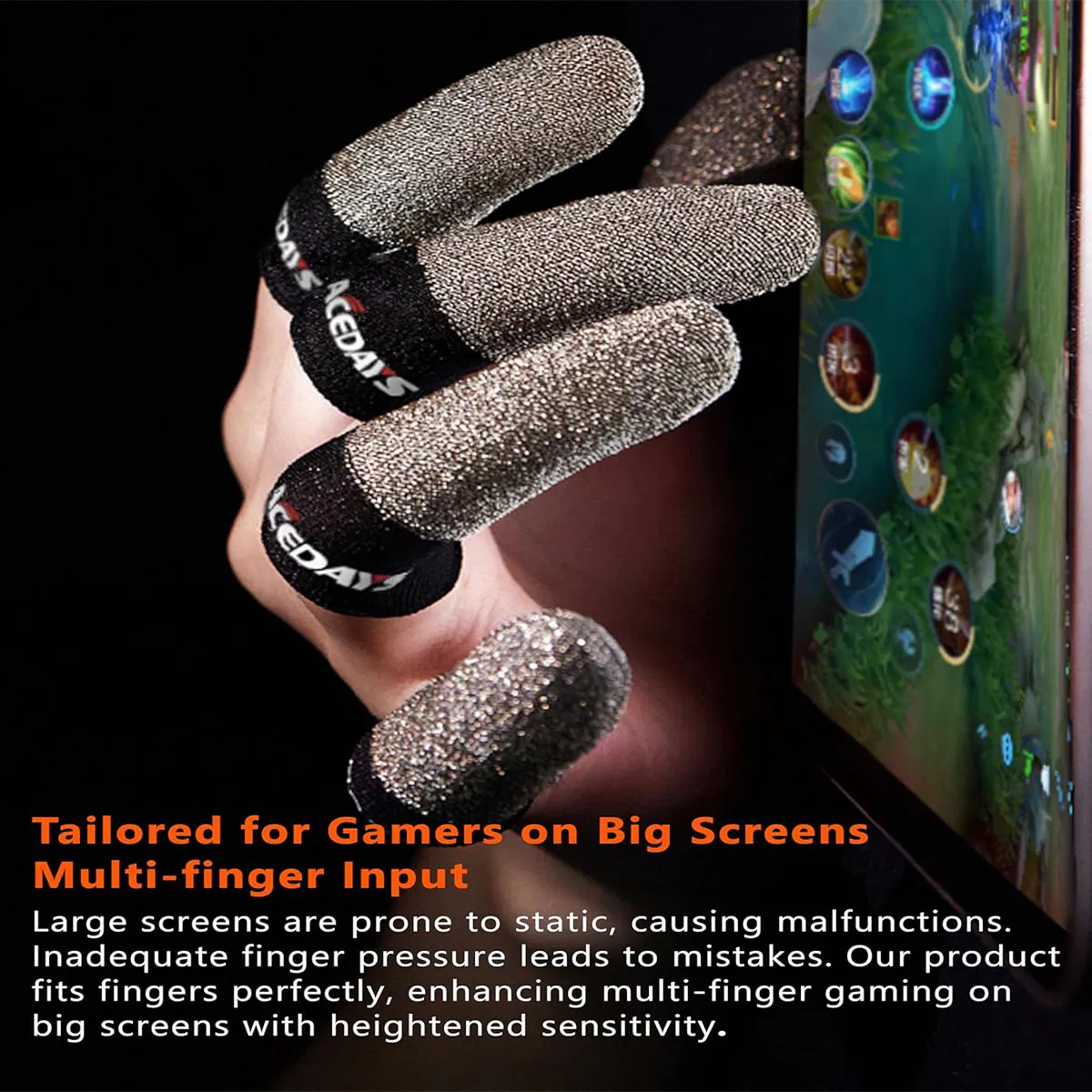 Антипотные напальчники для игр