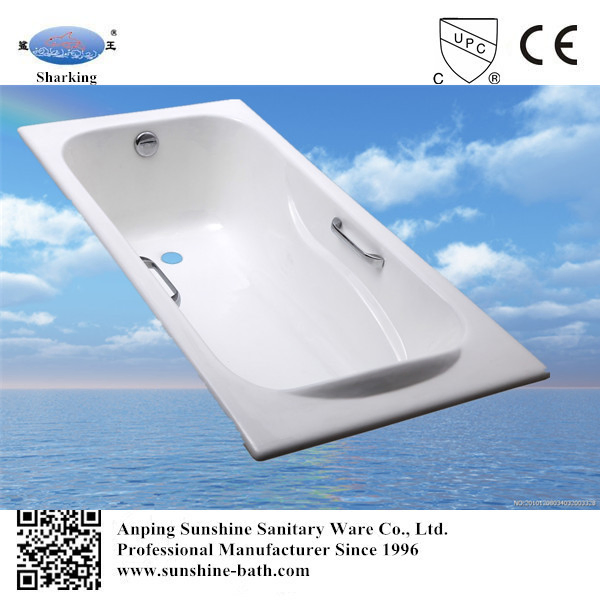 Переносная чугунная ванна для взрослых