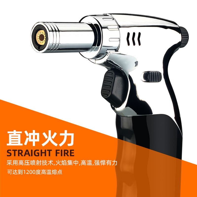 Kitchen Blow Torch Lighter Adjustable Flame Suitable for Barbecues, Baking, Desserts and Cream Cakes