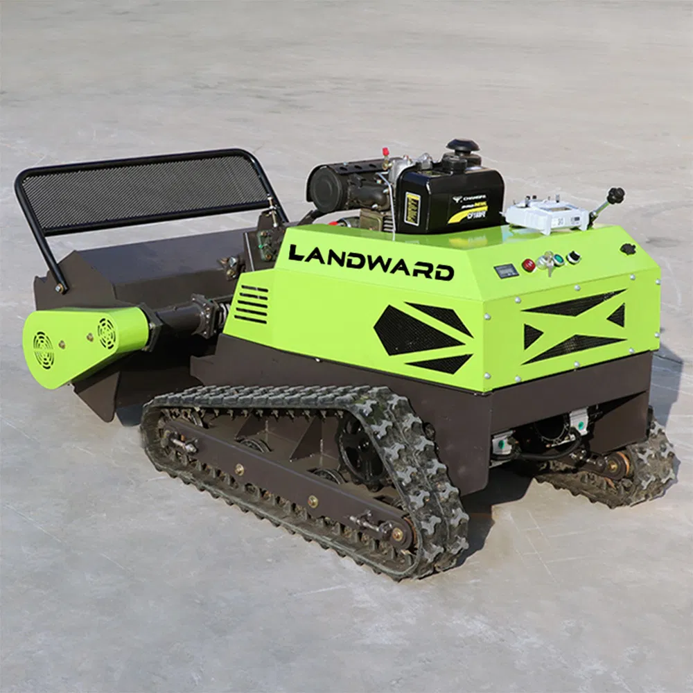 CE Approve High Quality All Terrain Grass Cutting Machine Crawler Mower Agriculture Electric Remote Control Brush Cutter Multifunctional Robot Lawn Mower Sale