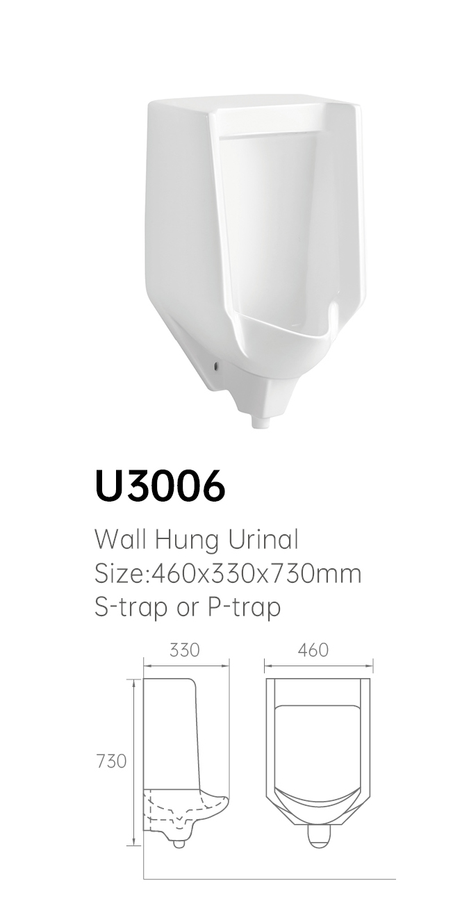 Sanitary Ware Factory Urinal for Male Used Wc Toilet Wall Hung Urinal